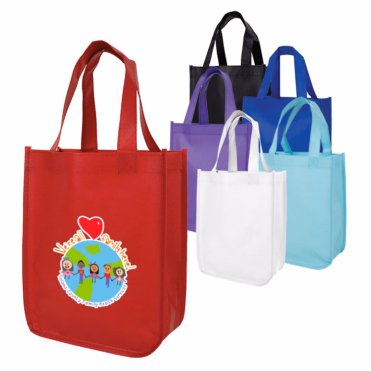 Laminated 110+GSM Non-Woven Small Matte Tote