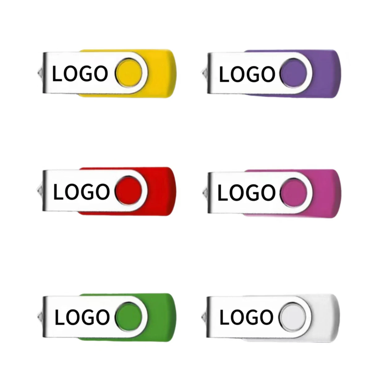 Rotatable USB Flash Drive 128G 1