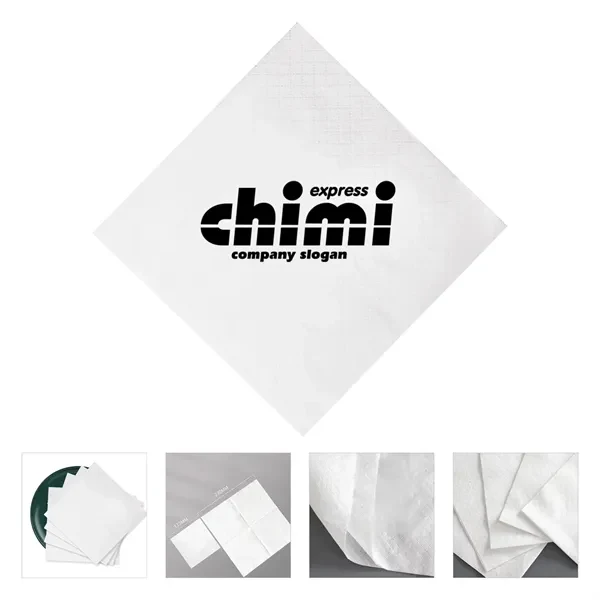 Custom 10" x 10" 2 Ply Full Color Napkins — Beverage & Food Service Branding 1