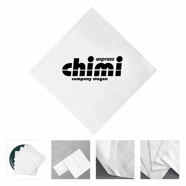 Custom 10" x 10" 2 Ply Full Color Napkins — Beverage & Food Service Branding