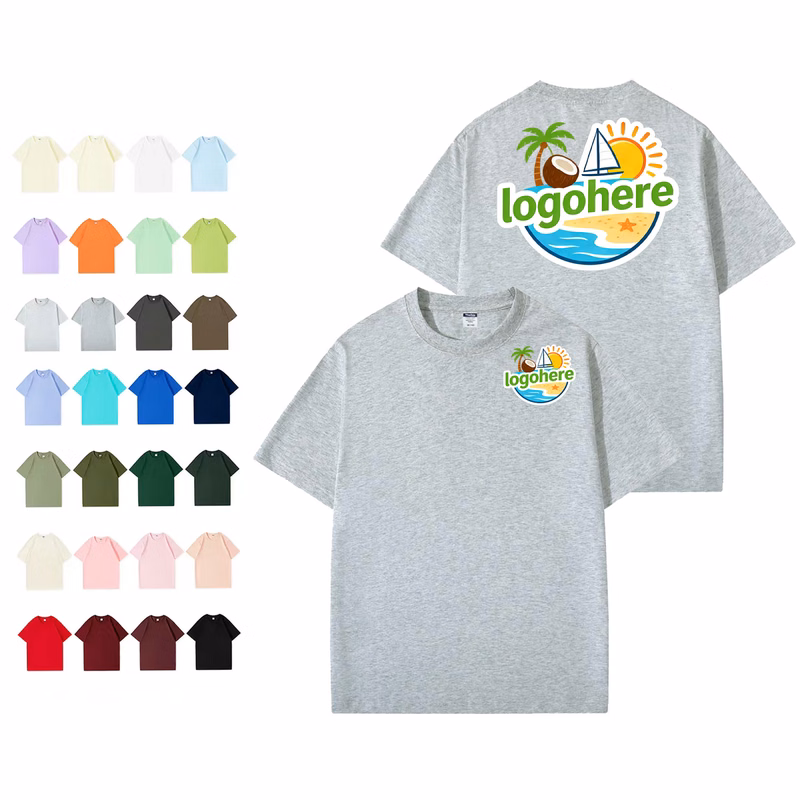 Breathable Custom 100% Cotton Tees