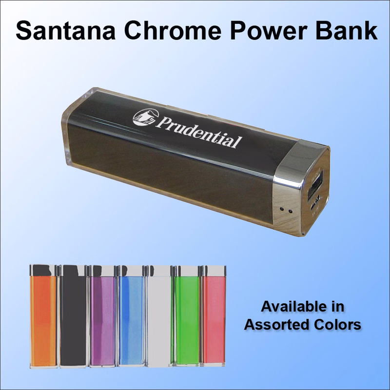 Santana Chrome Power Bank - 2000 mAh