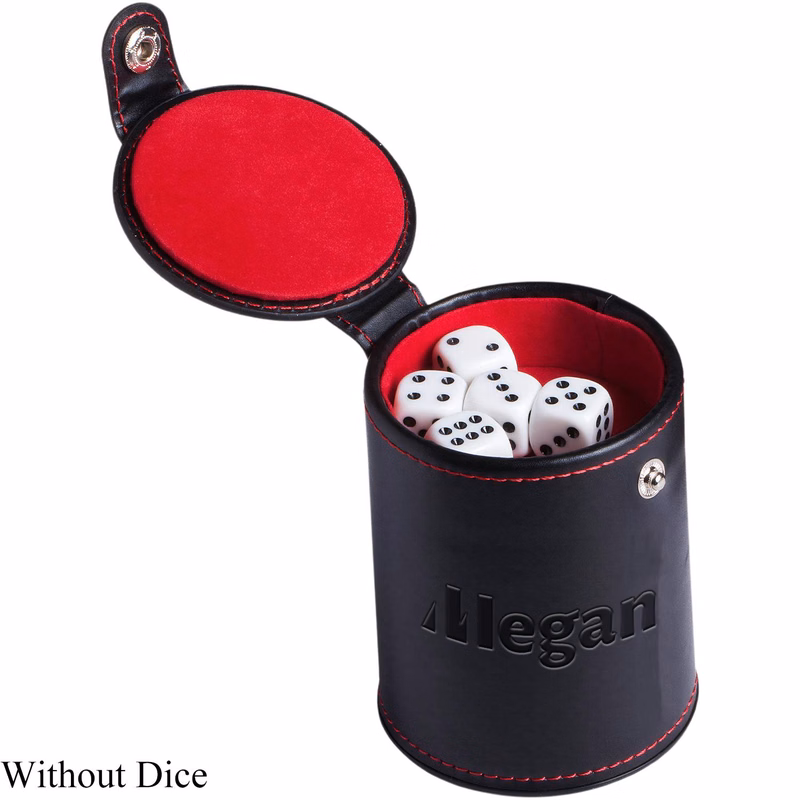 PU Leather Storage Dice Cup