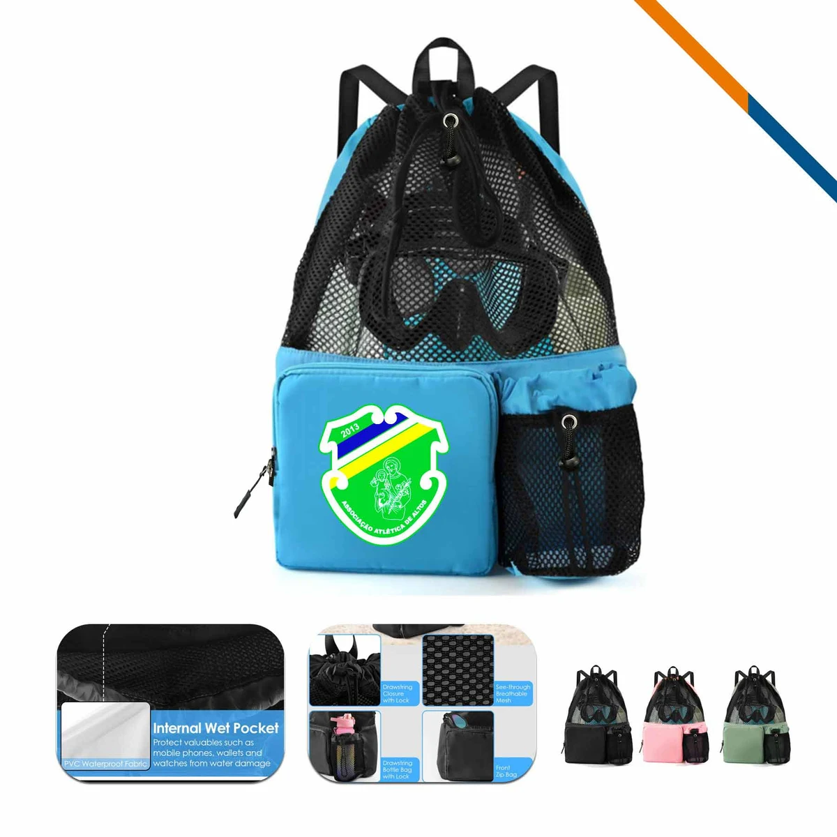 Kiora Multifunctional Drawstring Backpack 1
