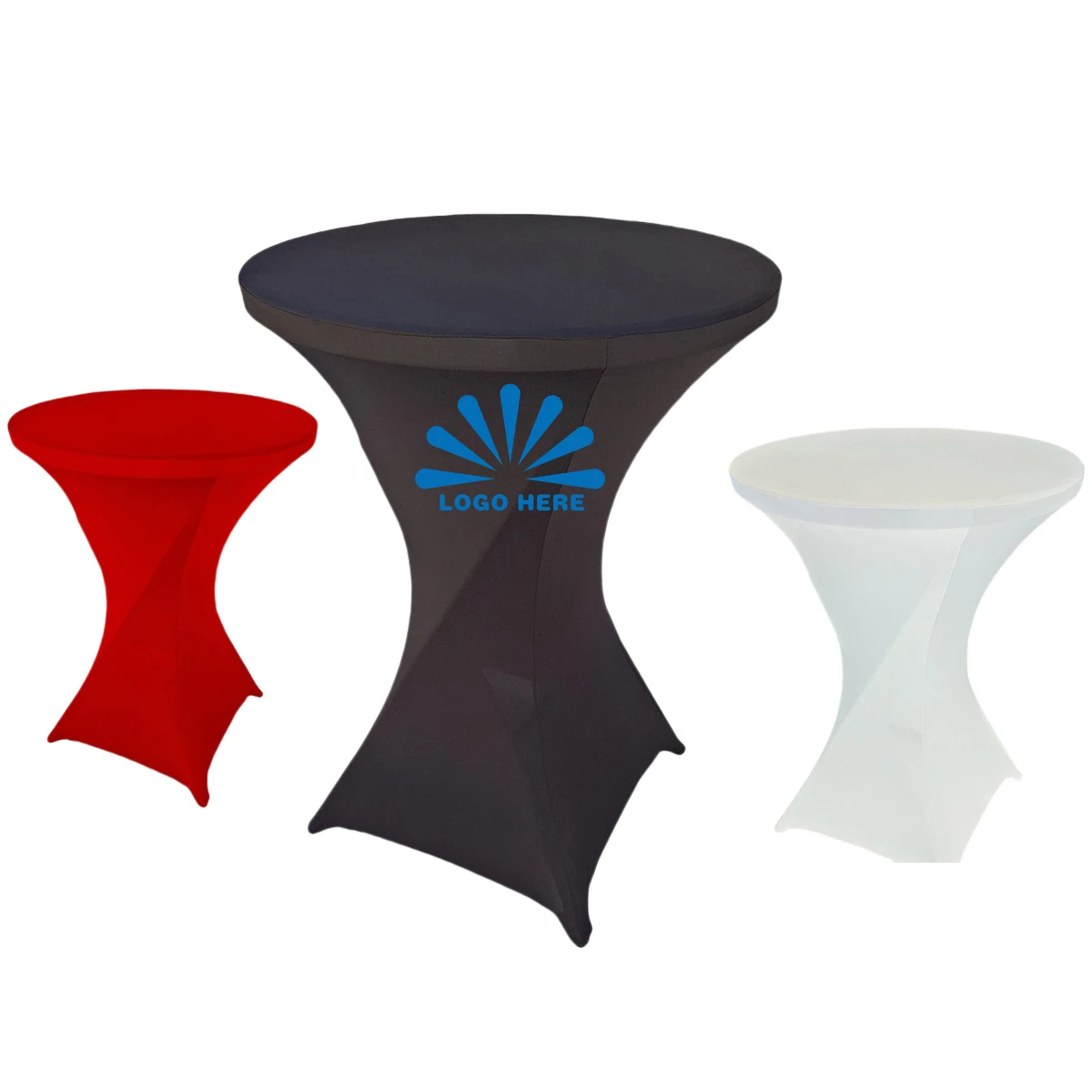 32in Custom Full Color Round Tablecloth MOQ1 1