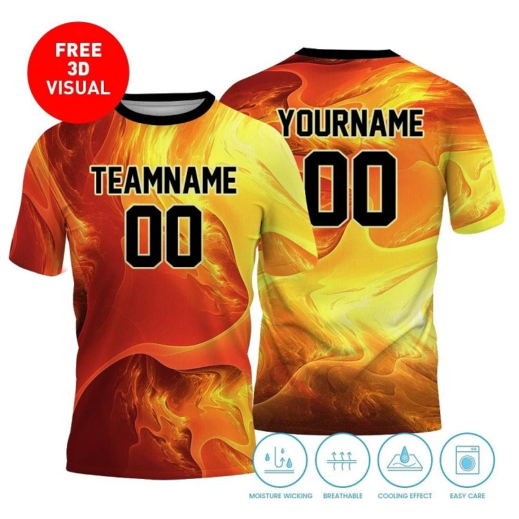 Youth Short Sleeve Crew Neck Jersey (Full Dye Sublimation) #50045 1