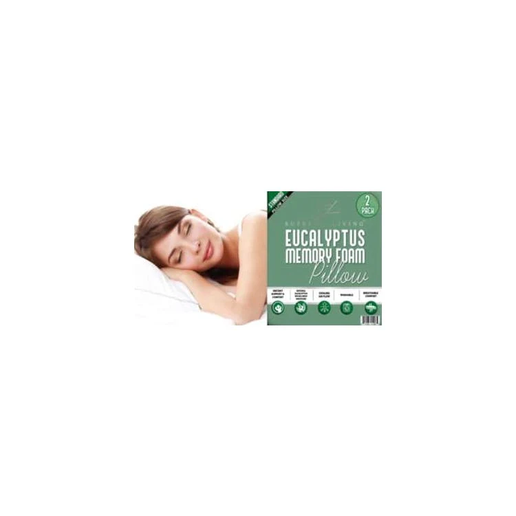 Eucalyptus Infused Pillows - Standard Size 2 Pack 1