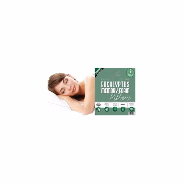 Eucalyptus Infused Pillows - Standard Size 2 Pack