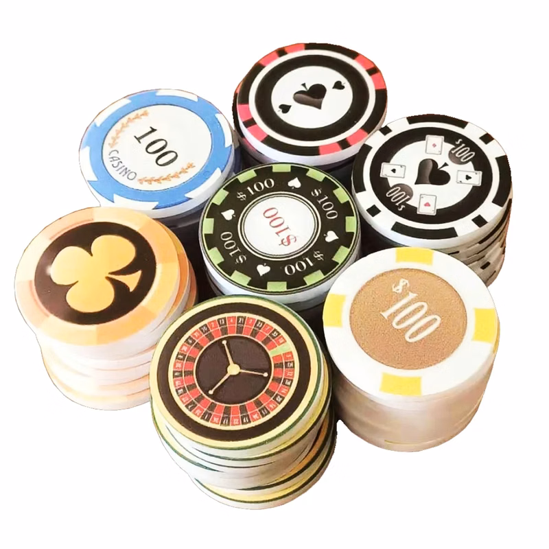 1.57" Acrylic Poker Chips