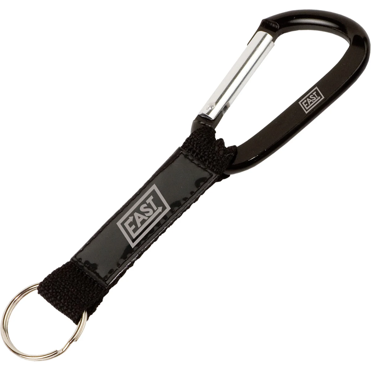 Key Tag Carabiner with Strap and PVC Patch 1