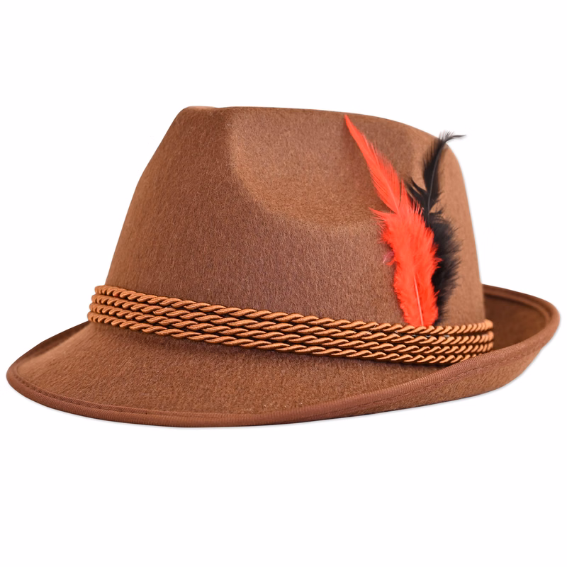Brown Alpine Hat