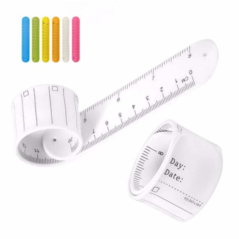 9.37" x 1.77" Waterproof  Silicone  Memo Wristband Bracelet