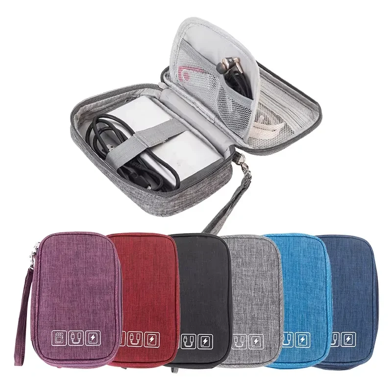 Travel Case Earphone USB Cable Storage Bag 1