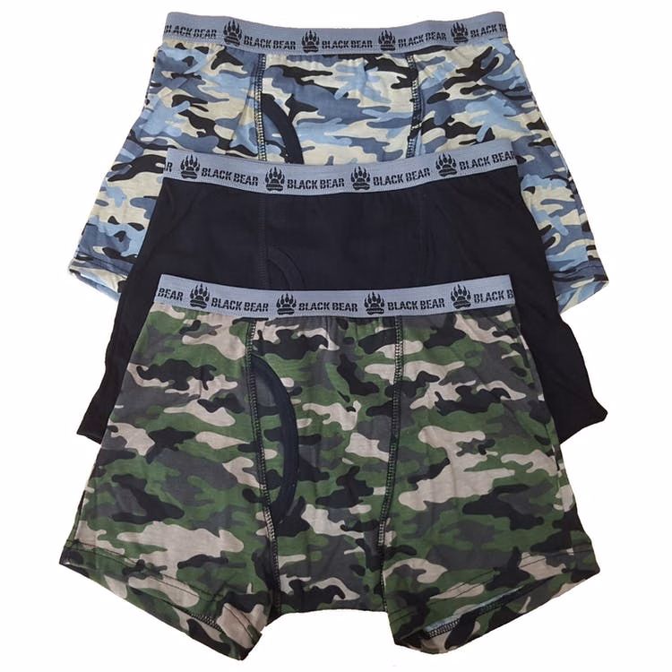 Toddler Boys' Boxer Briefs - 2T/3T Camo & Solid 3 Pack