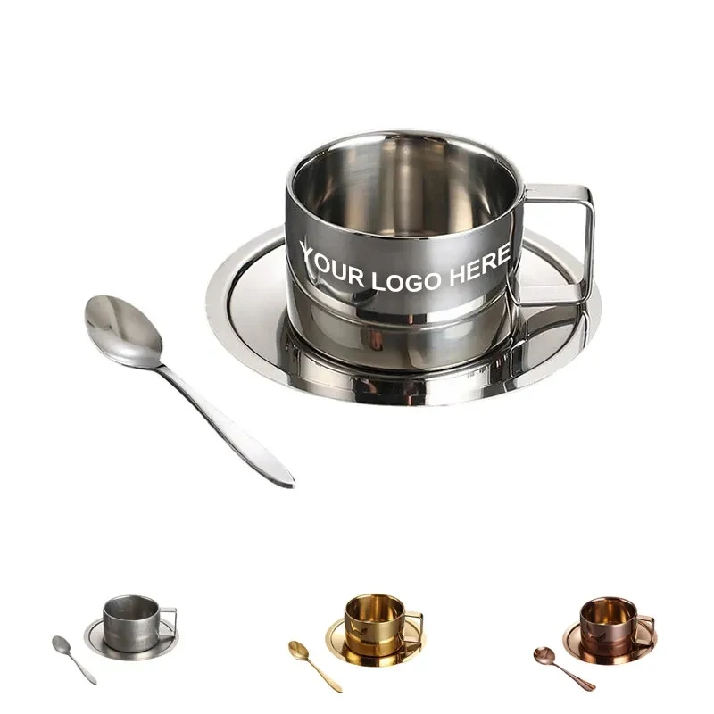 9Oz Double Wall Stainless Coffee Mug Set 1