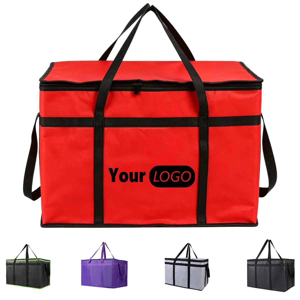 Insulated Tote Bag Non Woven Fabric For Daily Picnic 1