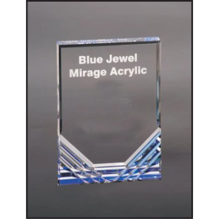 5" x 7" Blue Jewel Mirage Acrylic Award 1