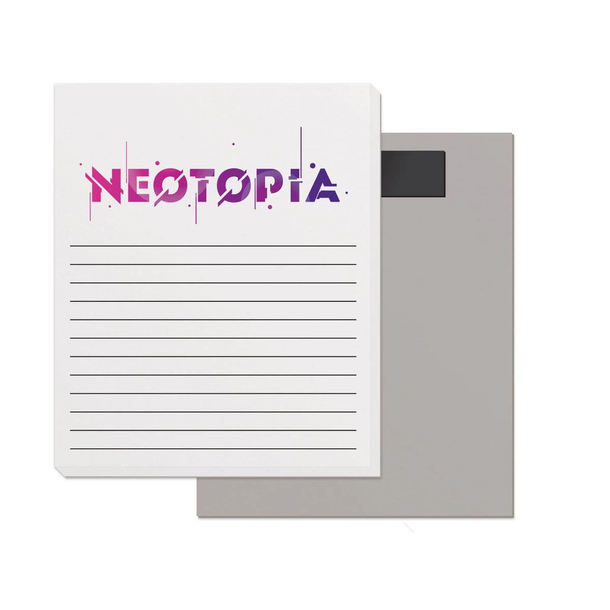 50 Page Magnetic Note-Pads with 4 Colour Process (3.5"x4.25") 1