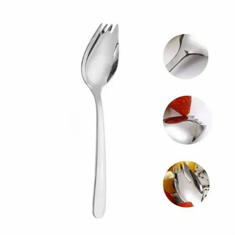 Stainless Steel Spoon with Fork 1