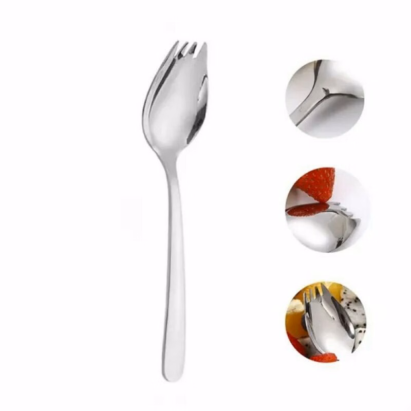 Stainless Steel Spoon with Fork