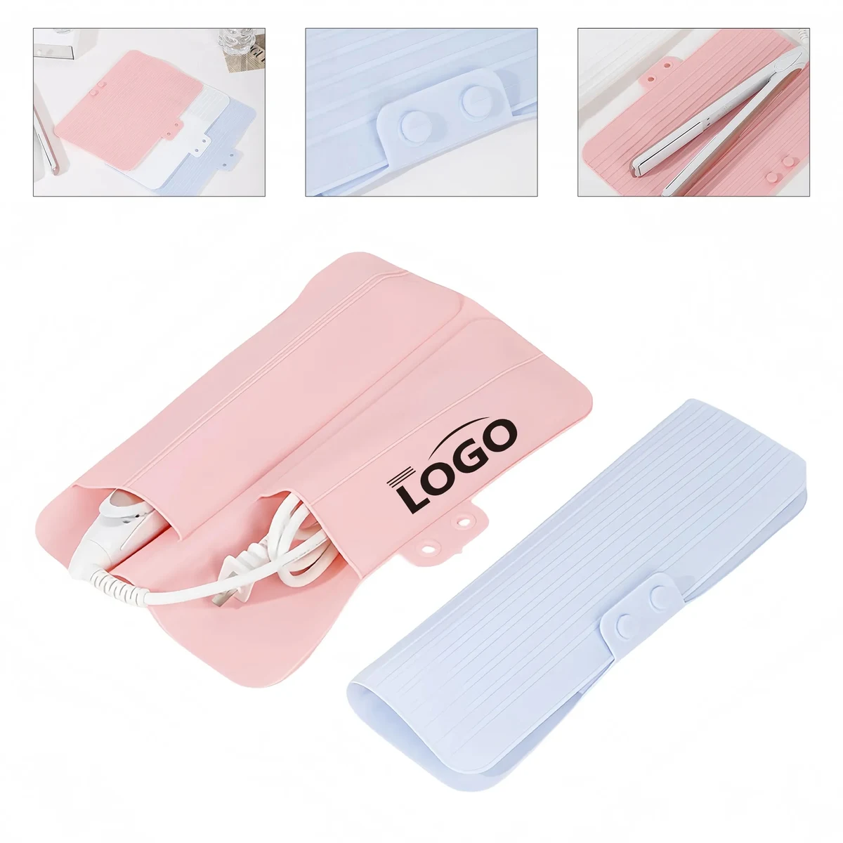 Heat Resistant Silicone Storage Bag For Styling Tools 1