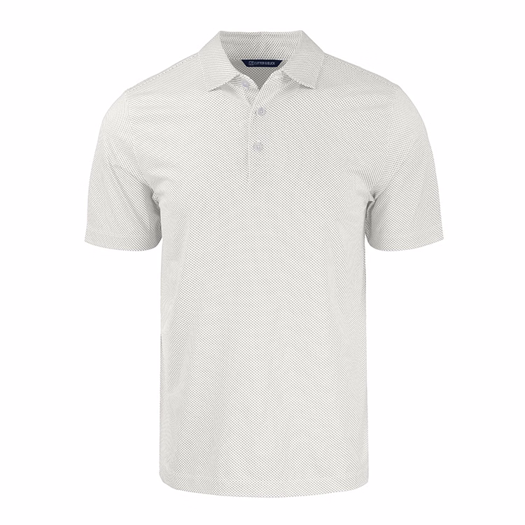 Cutter & Buck Pike Eco Symmetry Print Stretch Recycled Polo