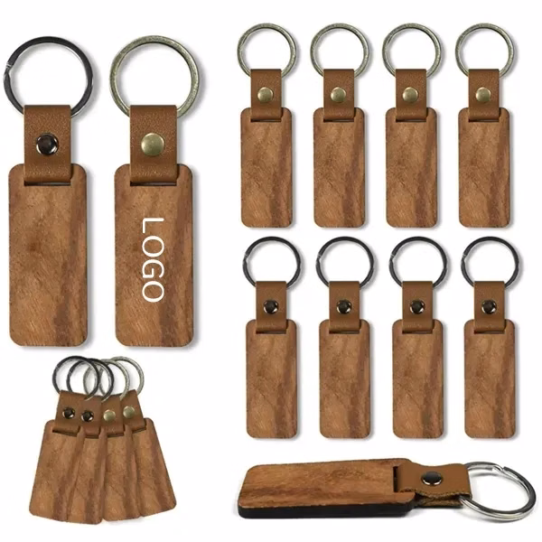 Engraved Wooden Keychain