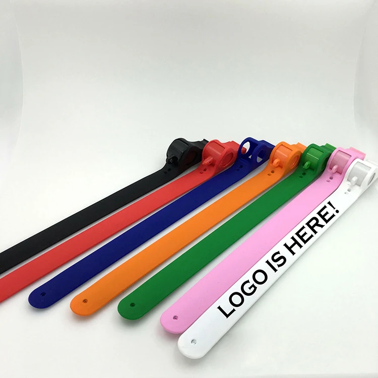 Novel Silicone Slap Band Whistle 1
