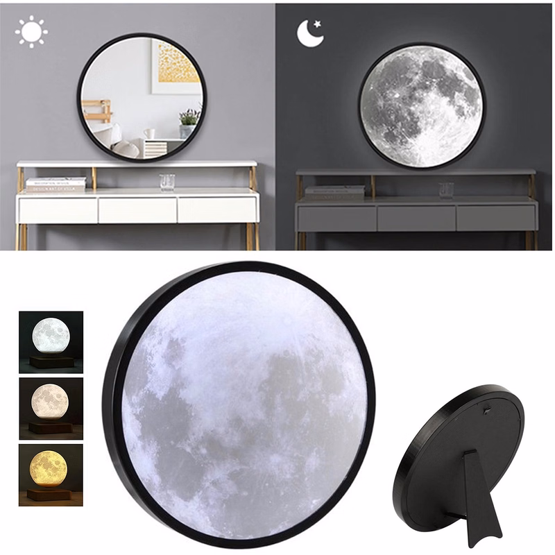 USB Powered Makeup Mirror Moon Lamp