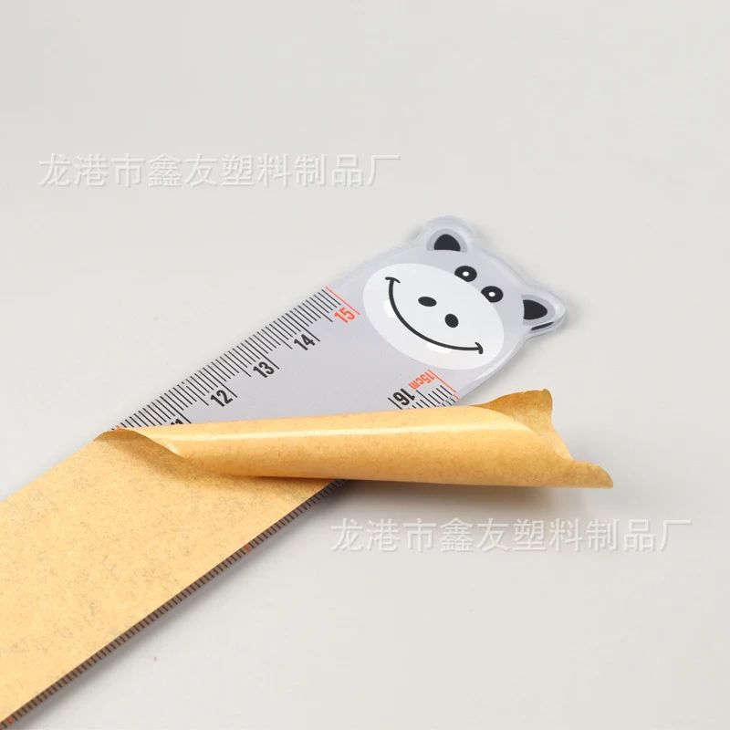 The acylic ruler is made of good quality plastic 1