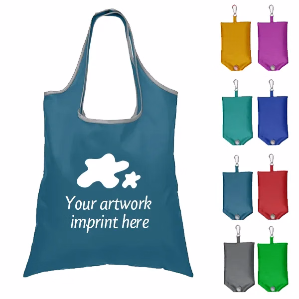 Santorini RPET Foldaway Shopping Tote