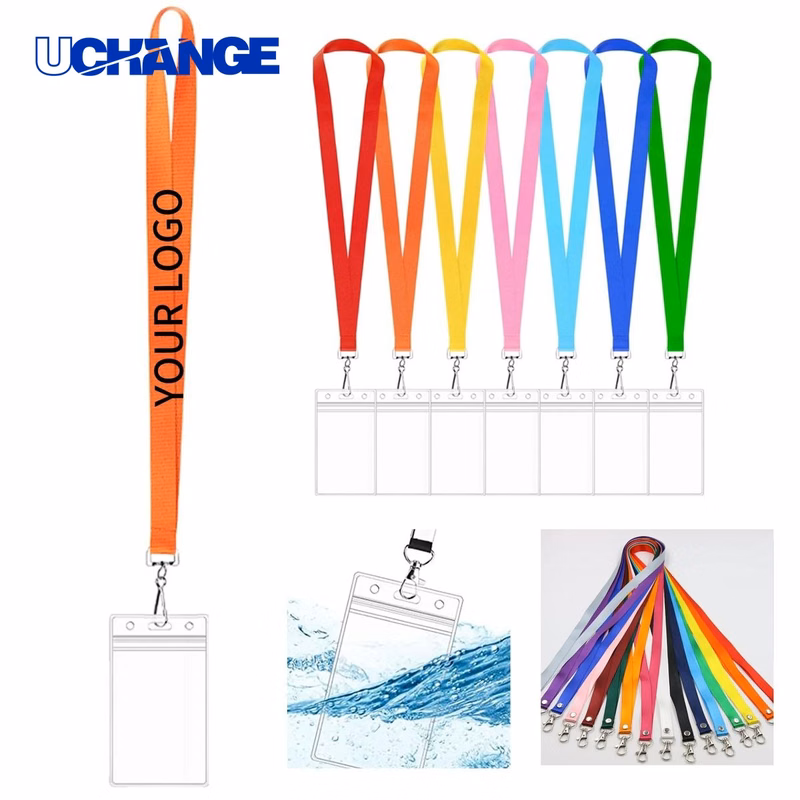 Clear Lanyard ID Badge Holder Sleeve