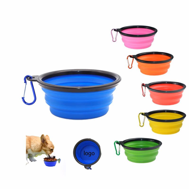 33oz Collapsible Dog Bowl With Carabiner