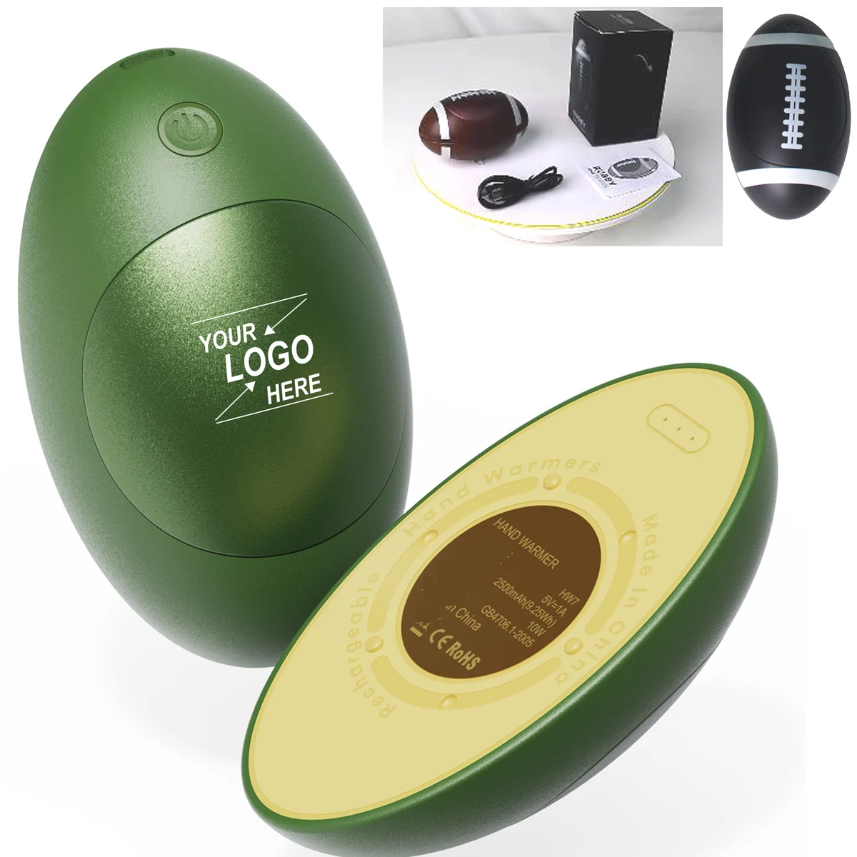 Electric Avocado Hand Warmer 1