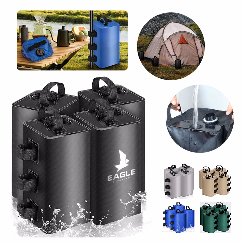 4-Pack Waterproof Canopy Weights for Outdoor Stability