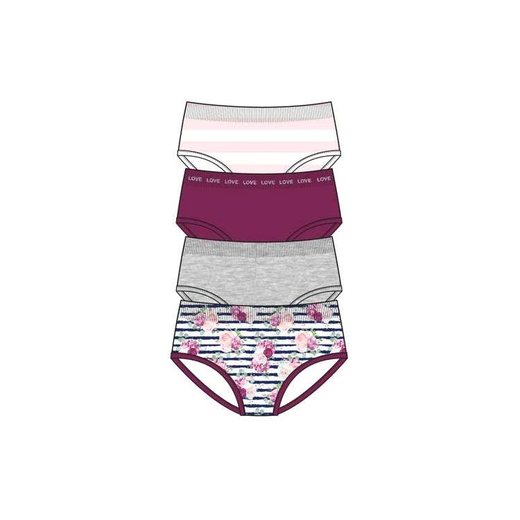 Girl's Seamless Hipster Underwear - Size Small-Large 1