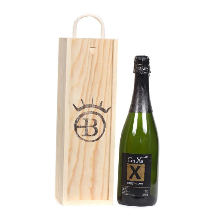 Red Wine In Wooden Gift Box 1