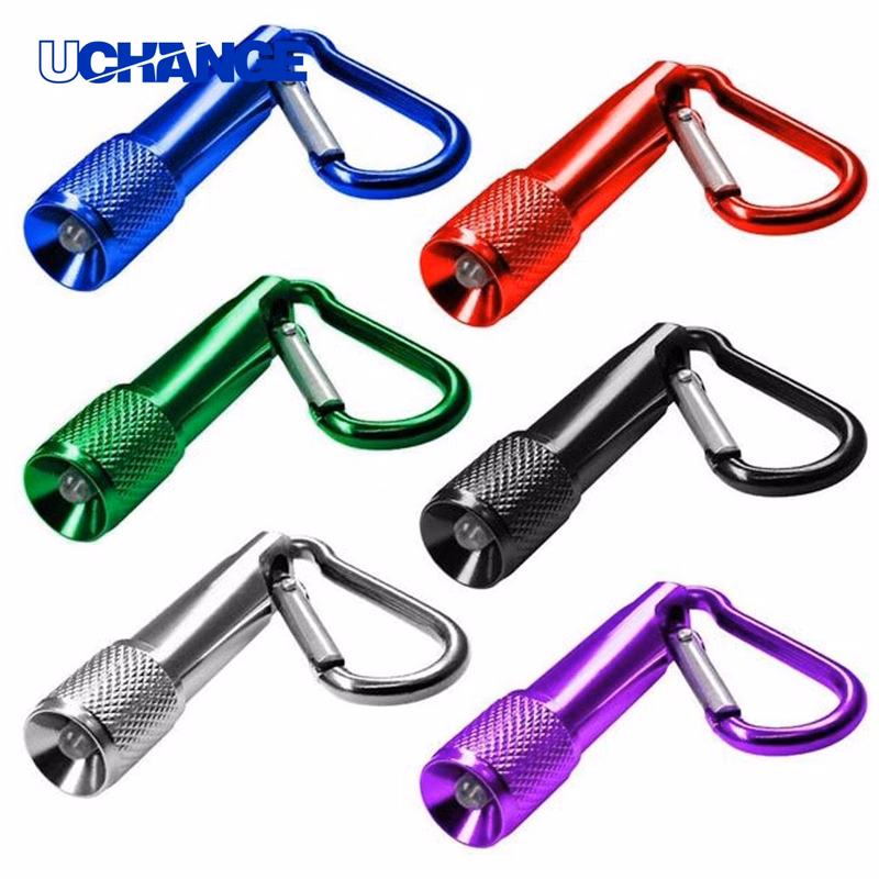 Mini Flashlight with Carabiner Clip