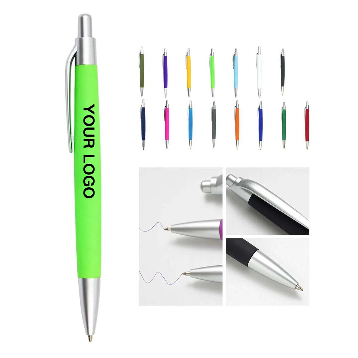 Comfort Grip Plastic Ballpoint Pen Office Use 1