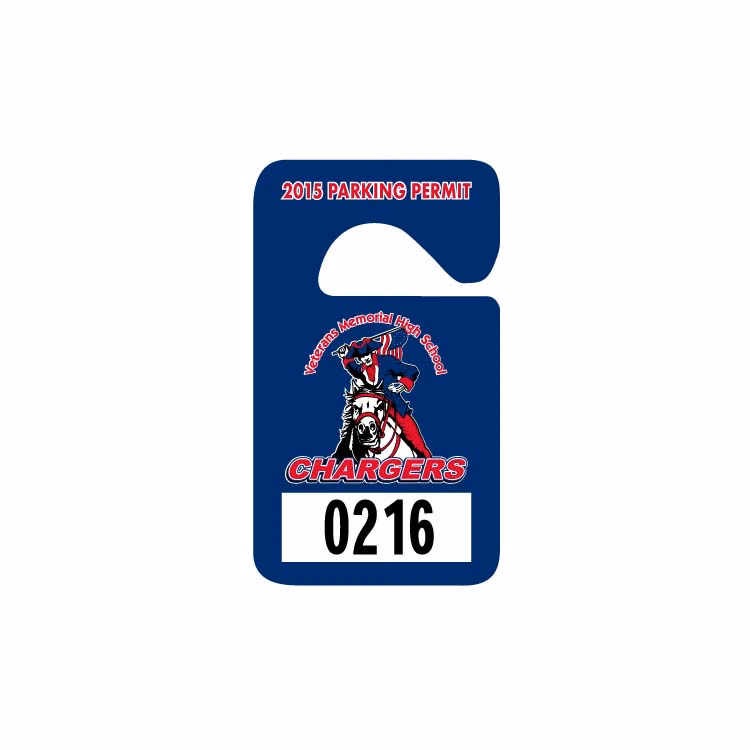 Plastic Security Hang Tag (2 3/4"x4 3/4")