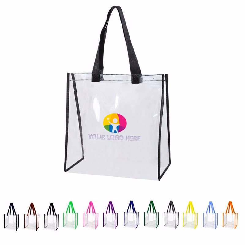 Clear PVC Shoulder Tote
