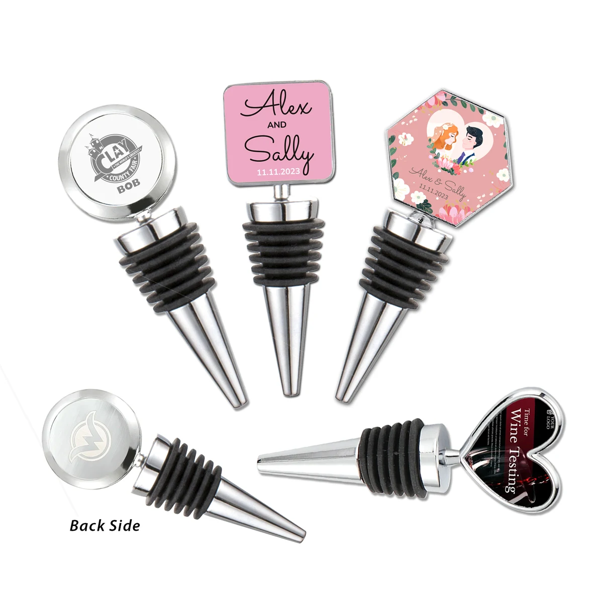 Gift Box Metal Wine Stopper 1