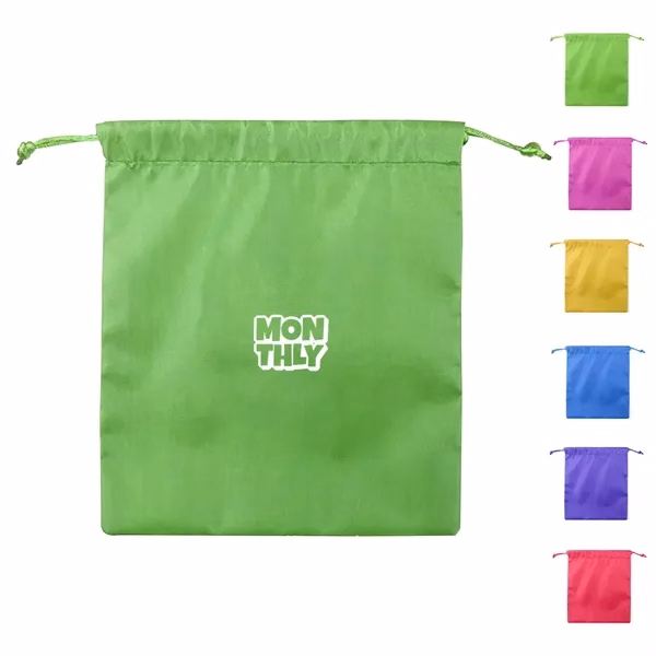Custom Small Polyester Lightweight Drawstring Sportpack — Fitness & Travel Giveaway