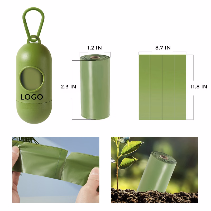 MOQ 10 PCS Versatile Compostable Pet Waste Bag