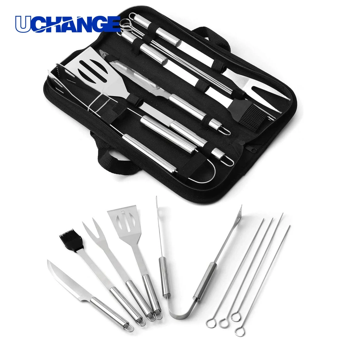 Stainless Steel Barbeque Tool Set for Grilling 1
