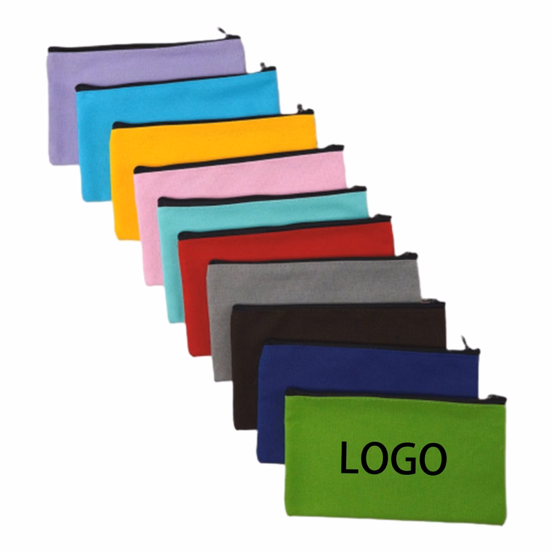 Canvas Zipper Pencil Case