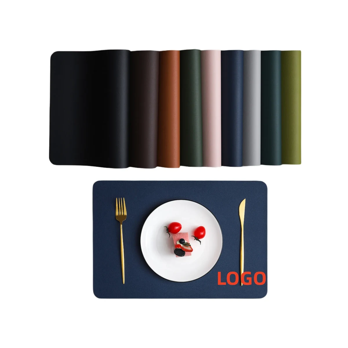 Waterproof Oil-proof Leather Placemat 1