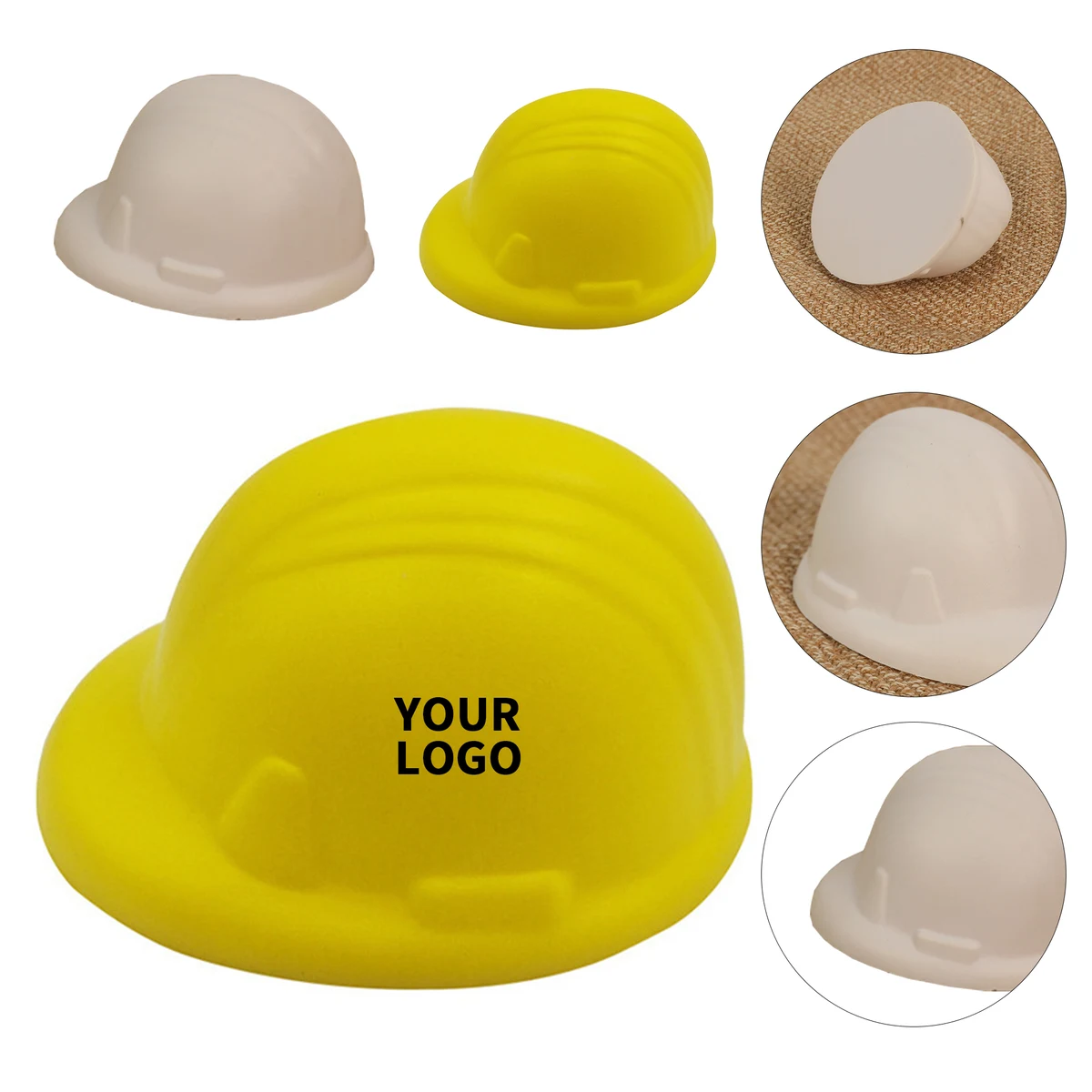 PU Foam Helmet Shape Squeeze Toy Stress Relief 1