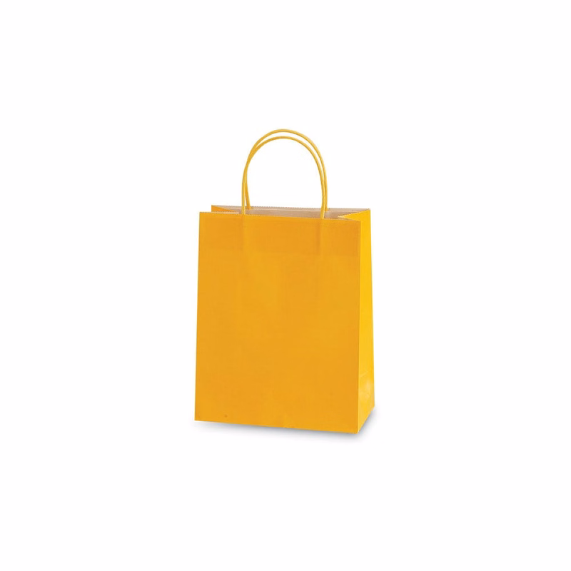 Large Gift Bags - Yellow 10.5" x 13" x 5.5"