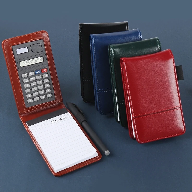 A7 Journal Notebook with Calculator and Pen Holder 1